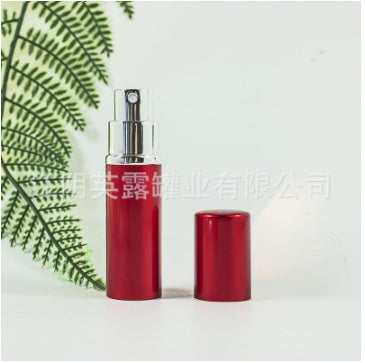 Color Portable Perfume Subpackage Press Spray Bottle Red