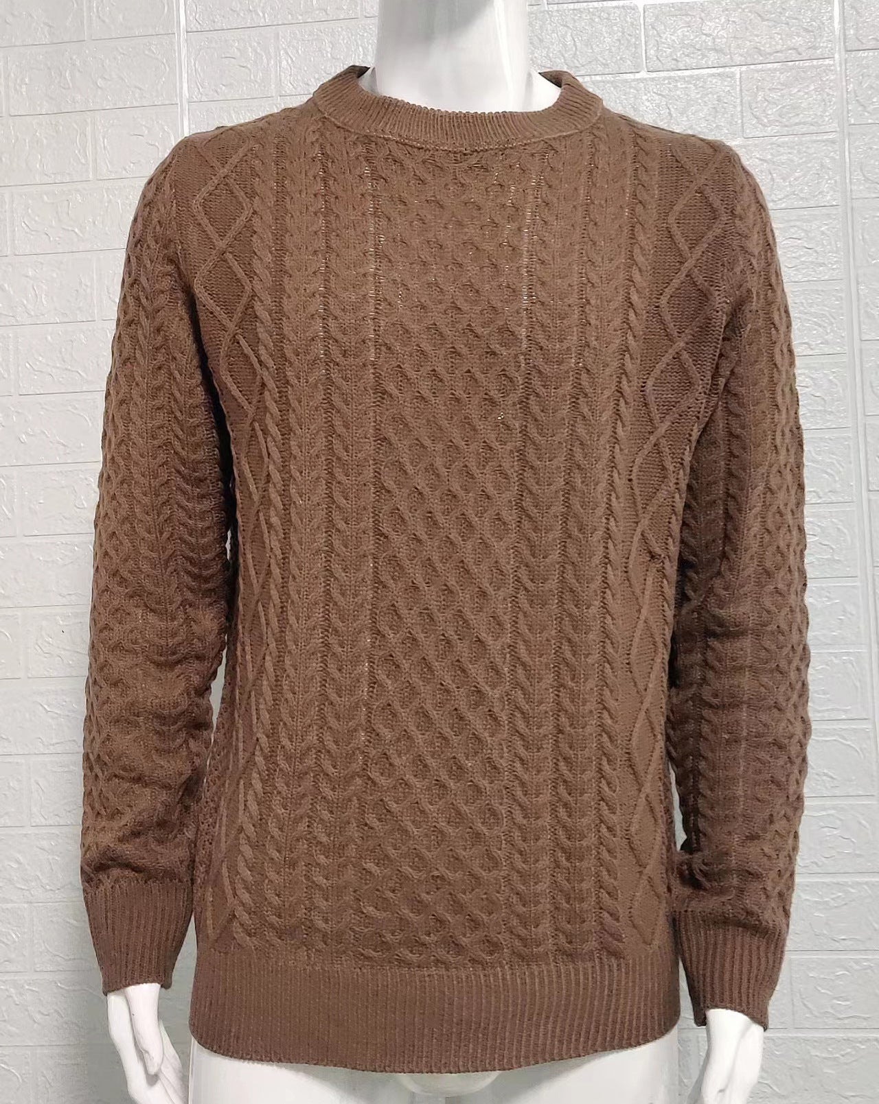 Cuddly Warm and Comfortable Sweater Brown