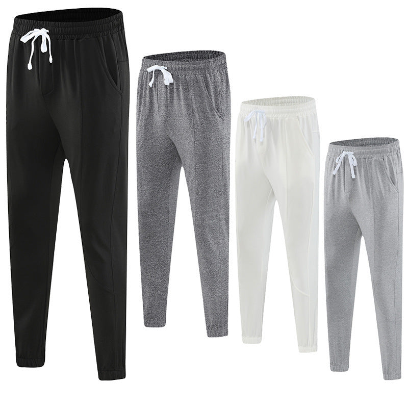 Fashion Solid Color Quick-drying Track Pants Men