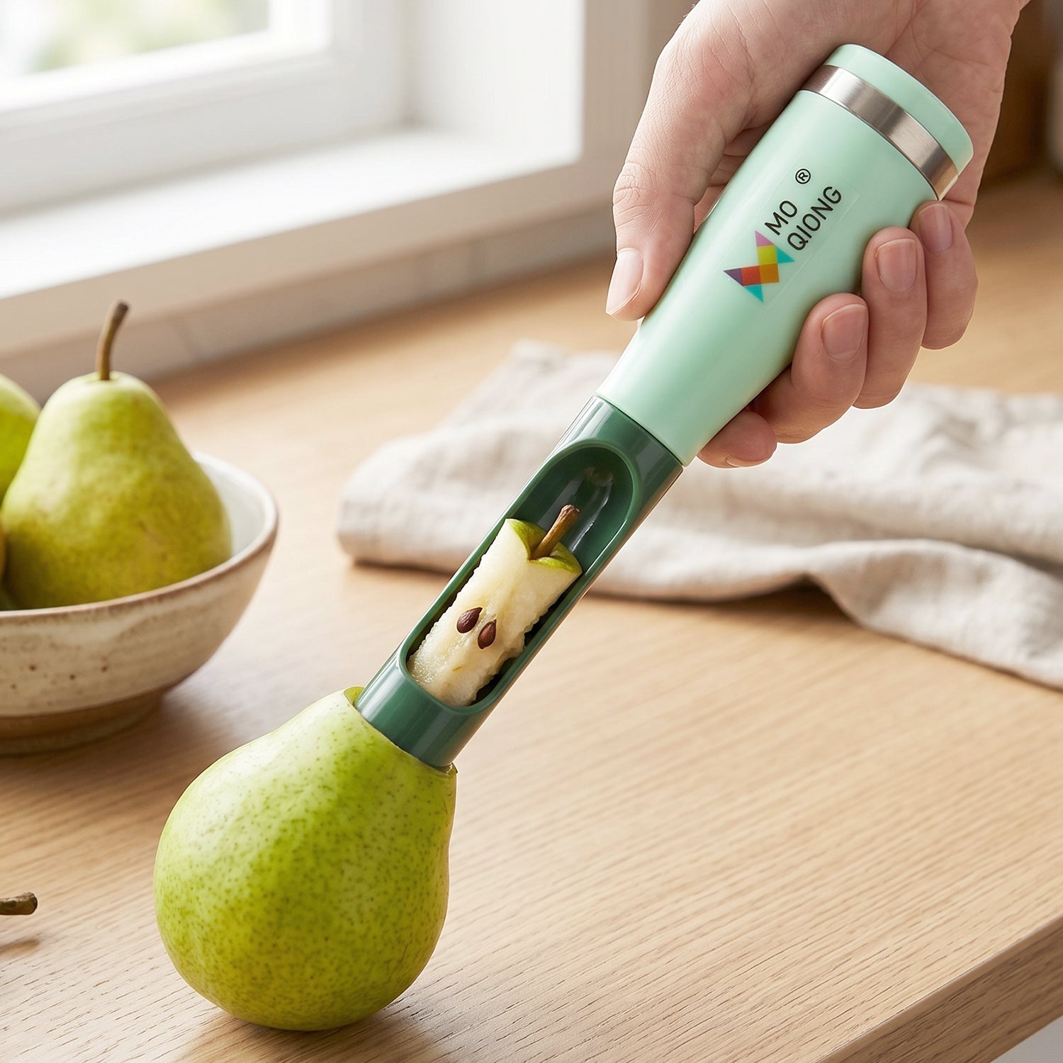 Multipurpose Premium Apple Cutter 1 Pc Effortless Fruit Corer And Slicer