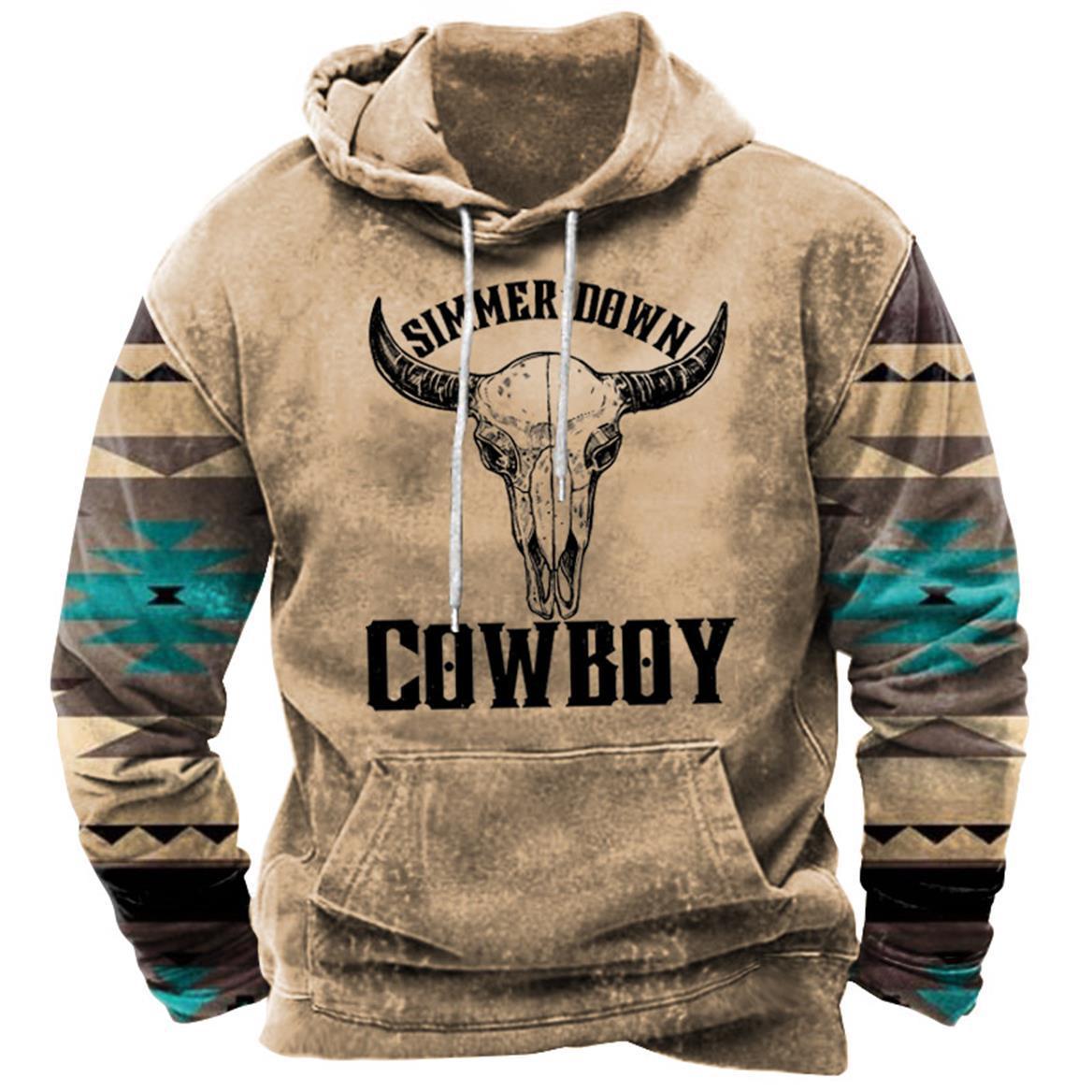 European And American Men's Street Printing Hoodie Wy01k2313p