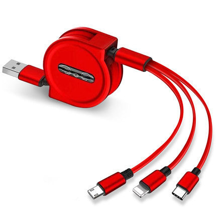 Telescopic charging cable Red Ultimate