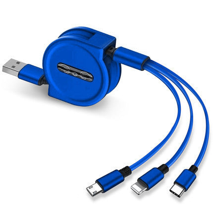 Telescopic charging cable Blue Ultimate