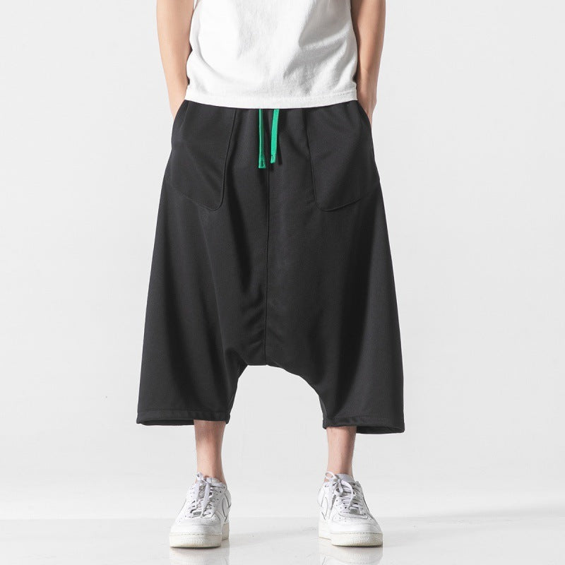 ✨ Men’s Casual Loose Wide-Leg Pants – Effortless Style and Comfort for Every Day! Black