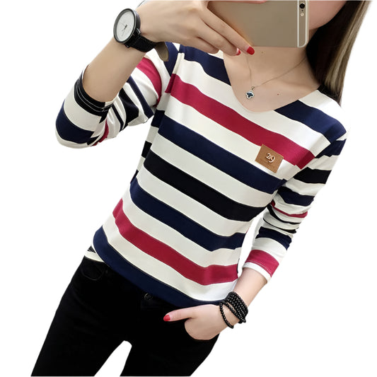 Korean Spring And Autumn Clothing T-shirt For Women