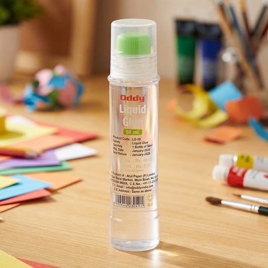 Oddy Liquid Glue Pen For School Office (5 Pc 50 Ml)