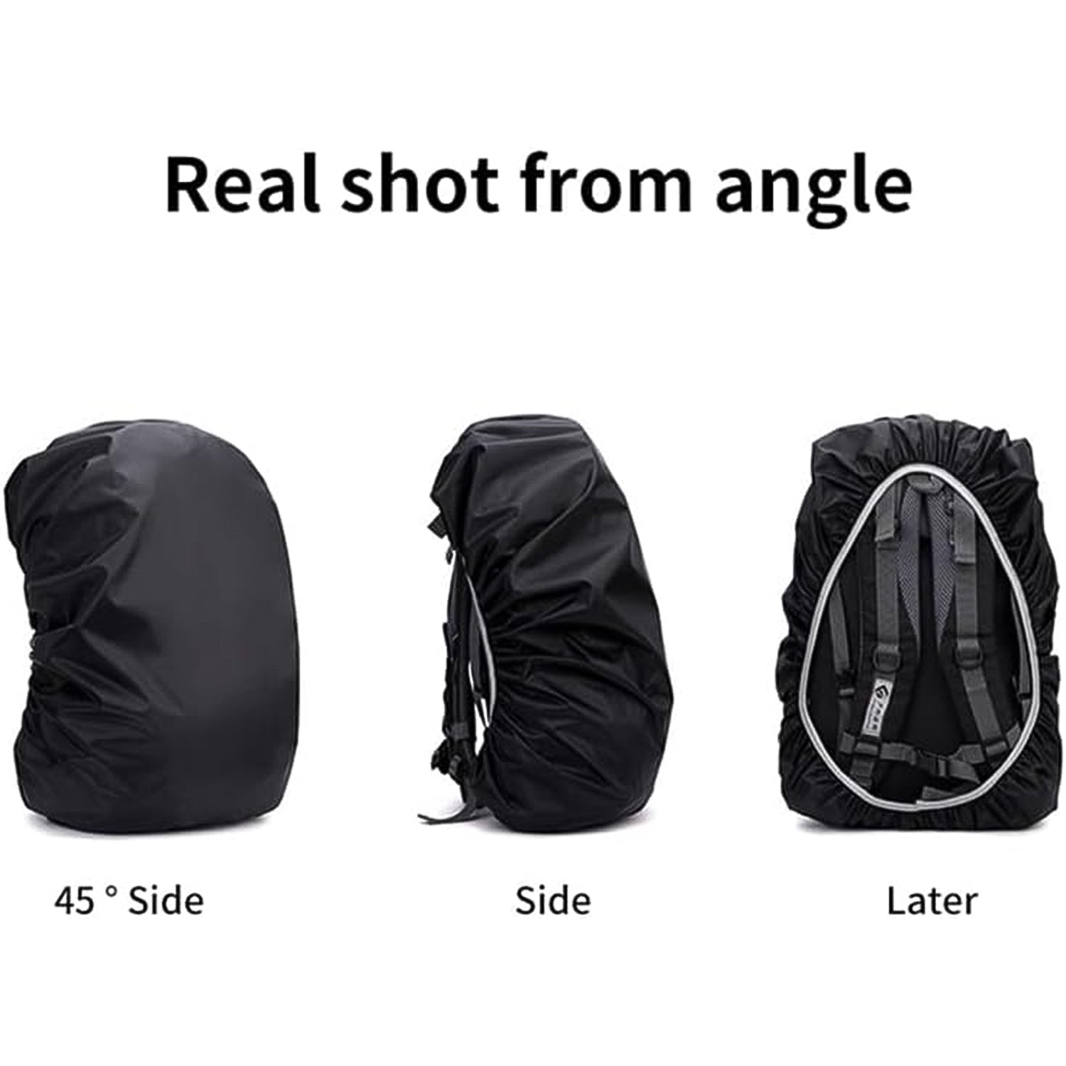 Heavy Waterproof Nylon Rain Coverdust Cover - Elastic Adjustable For Laptop Bags And Backpacks School Bag Waterproof Cover Dust Proof Backpack Laptop Bag Cover (1pc)