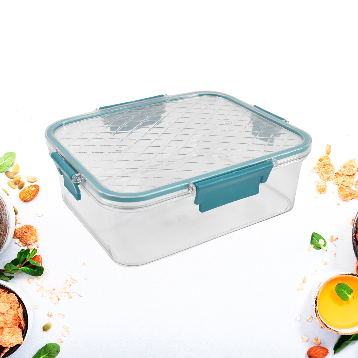 Multipurpose Plastic Containers Lunch Boxes (3 Pcs Set 1500 750 350 Ml Approx)
