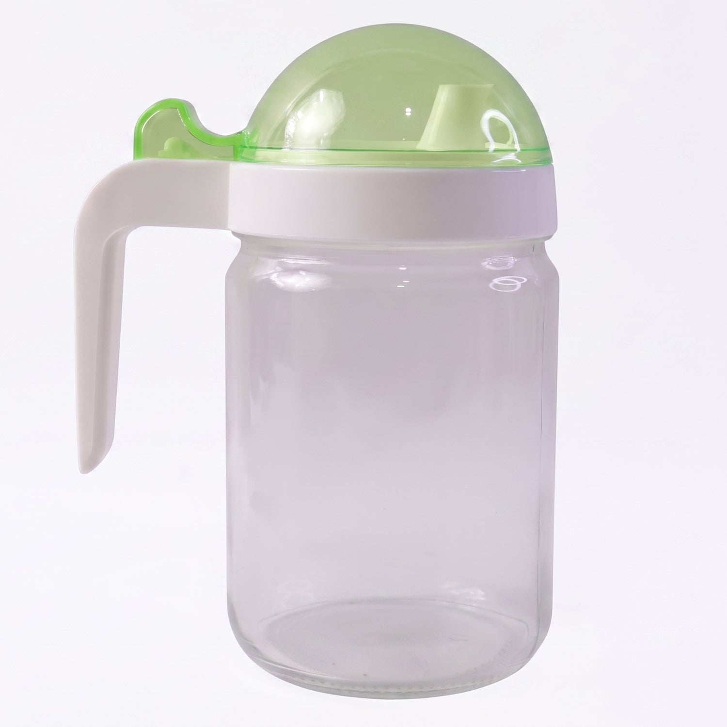 Glass Oil Dispenser Bottle With Lid - 580ml Capacity Perfect For Oil