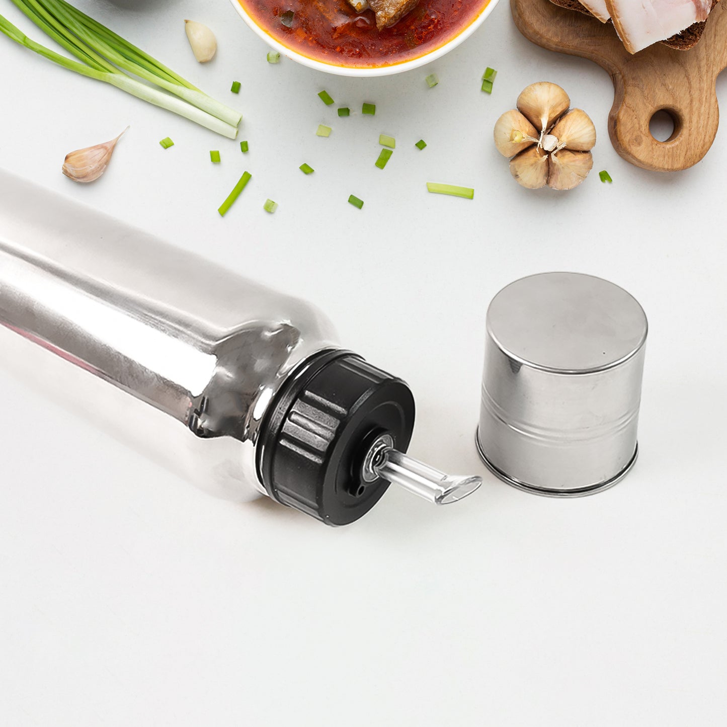 Apex Pro Stainless Steel Oil Pourer/Dispenser 750ml (1 Pc)