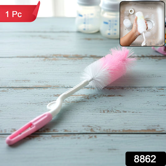 Bottle Nipple Cleaning Brush With 360 Rotary Handle (1 Pc)