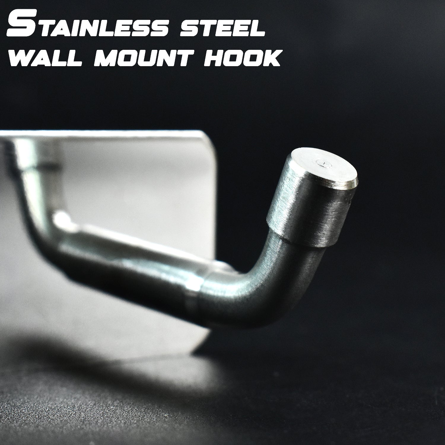 Stainless Steel Wall Mounted Coat 3 Hook Rack (14x3 1 Pc)