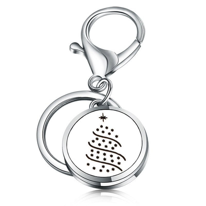 Perfume Key Chain Stainless Steel Essential Oil Diffuser 42 Style