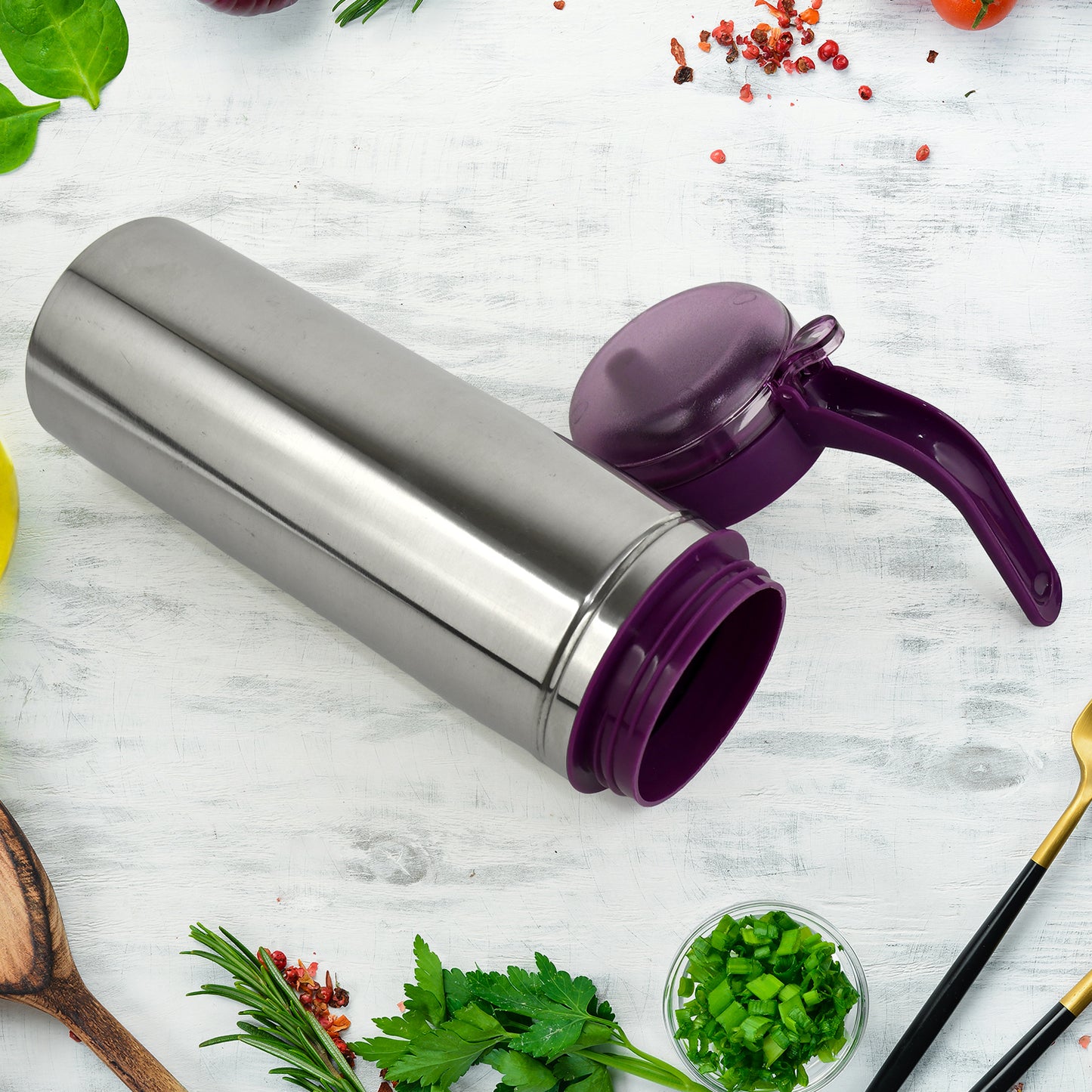 Apex 750ml Approx. Stainless Steel Oil Pourer/Dispenser (1 Pc)