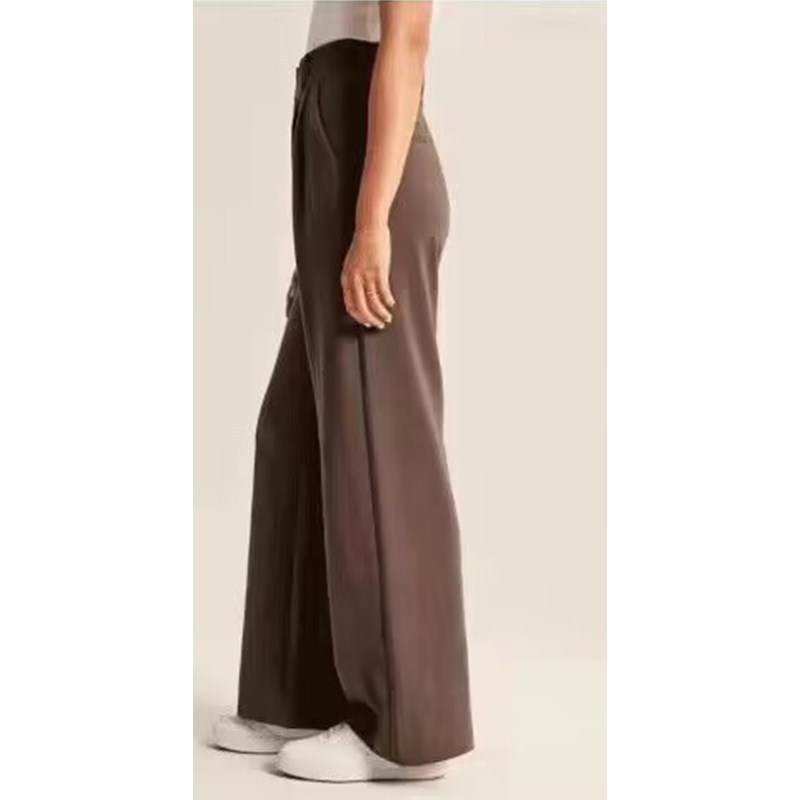 Women's Fashion Casual Hundred High Waist Wide Leg Pants