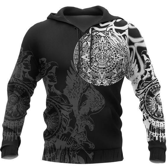 European Code Fashion 3D Digital Viking Printed Hoodie Style 10