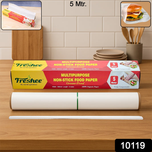 Freshee Multipurpose Grease-proof Non-stick Food Paper Roll 300 Mm 5 Meter