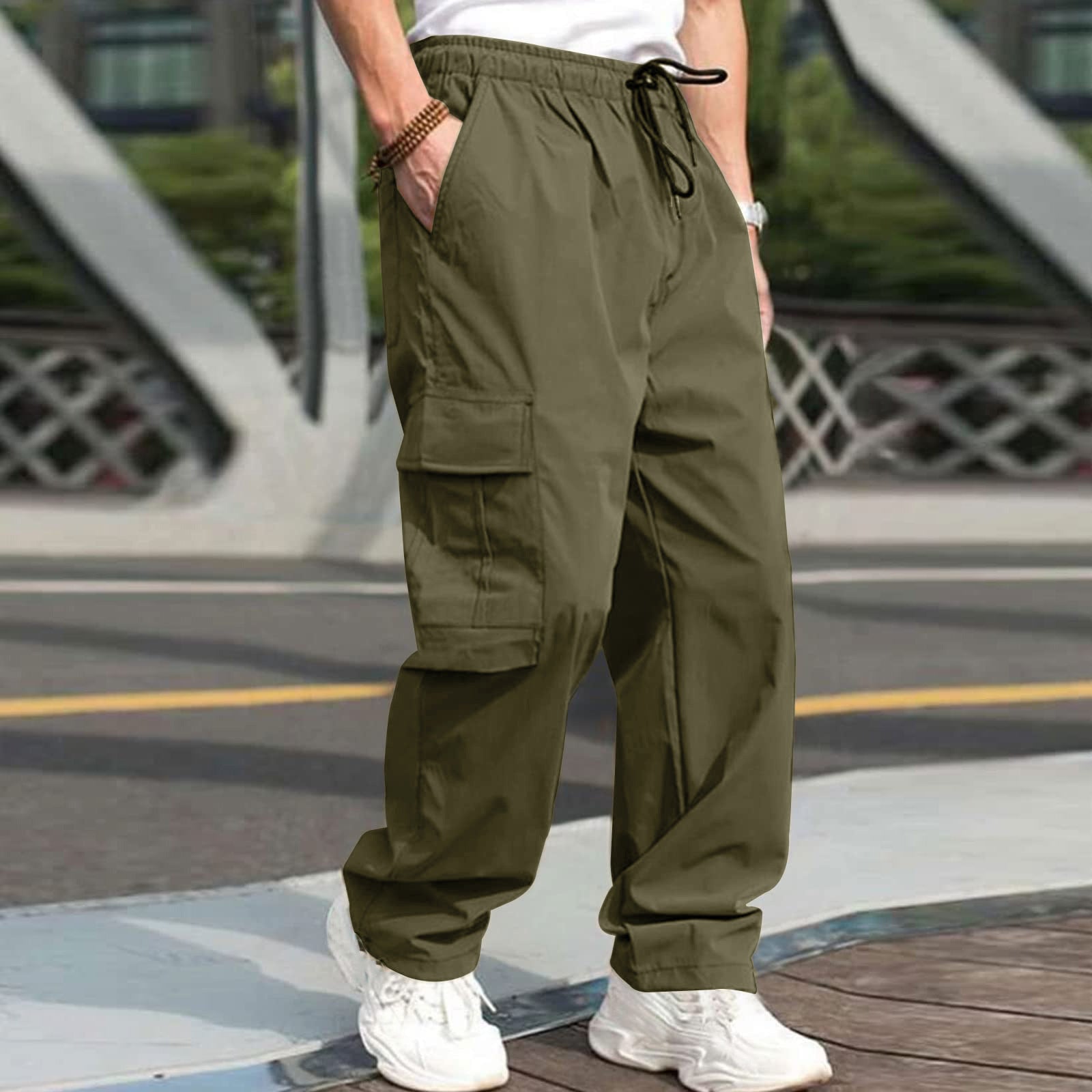 Fashion Loose Straight Casual Trousers