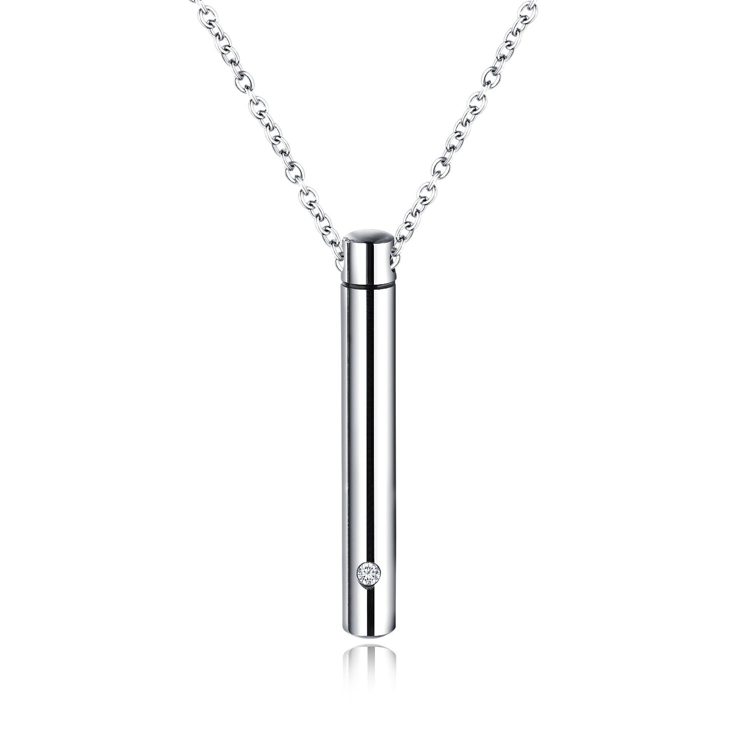 Creative Openable Stainless Steel Perfume Bottle Pendant A