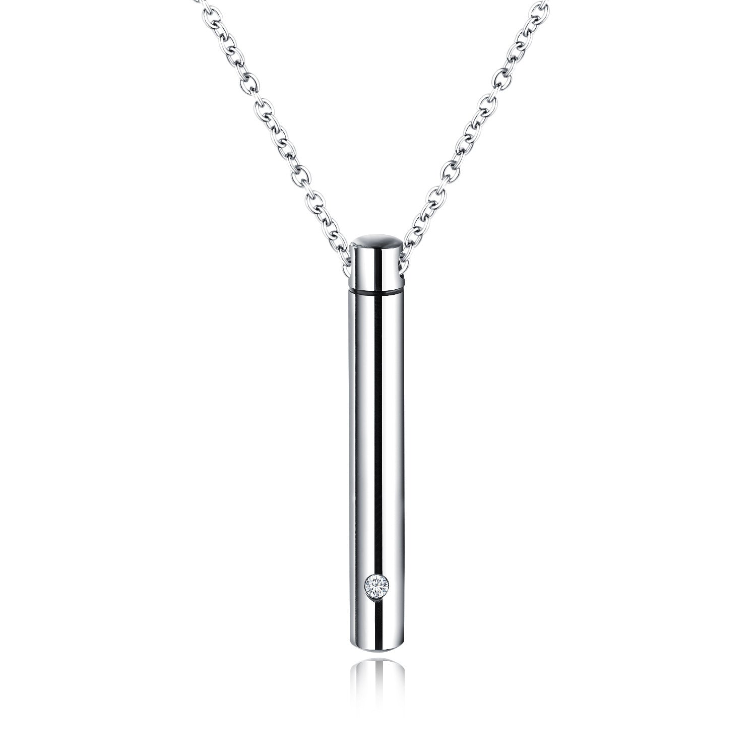 Creative Openable Stainless Steel Perfume Bottle Pendant A