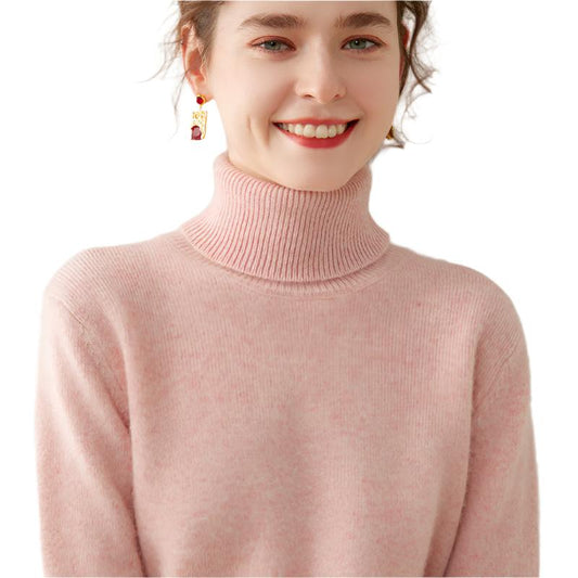 Women's Thickened Fall And Winter Inner Wear Turtleneck Cashmere Sweater