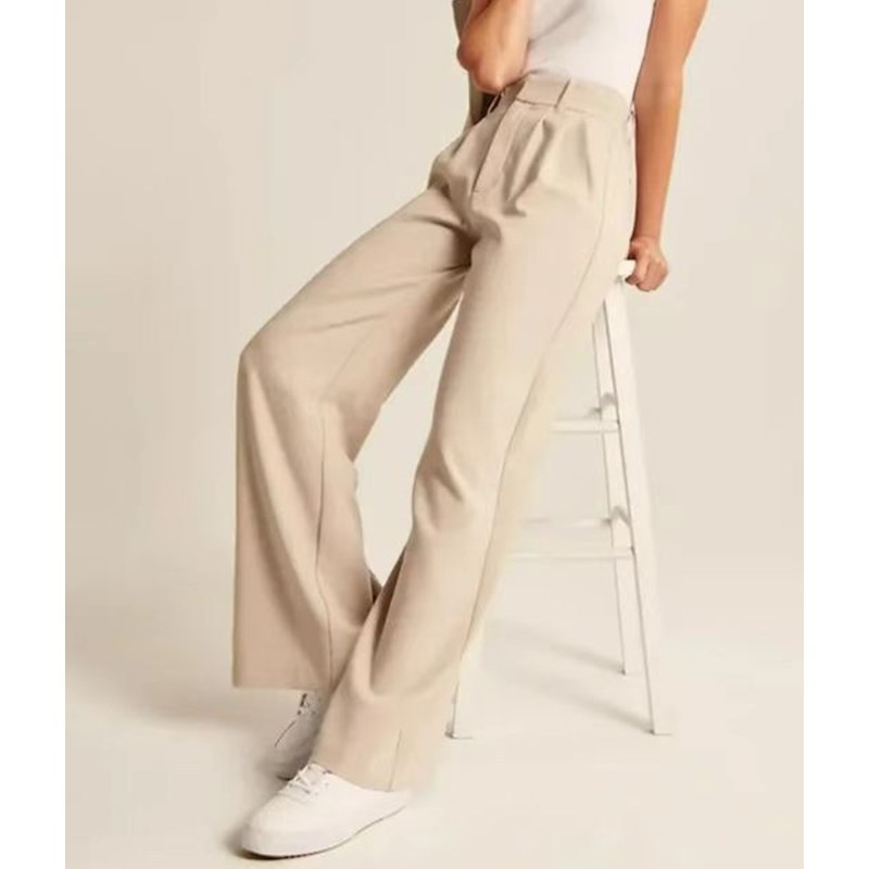 Women's Fashion Casual Hundred High Waist Wide Leg Pants