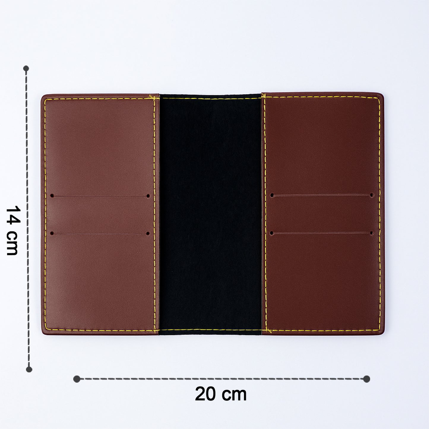Pu Leather Multipurpose Card Holder Slim Travel Wallet (1 Pc)