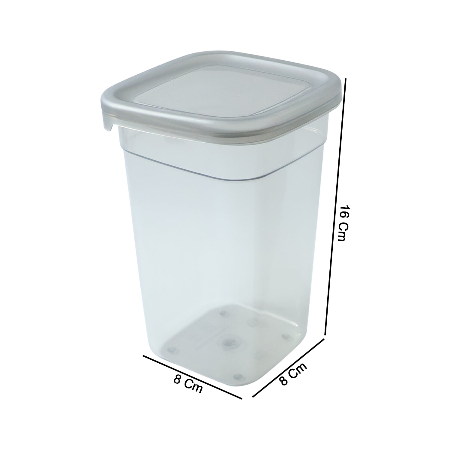 Plastic Multipurpose Kitchen Storage Fridge Container (1200 Ml 6 Pc)