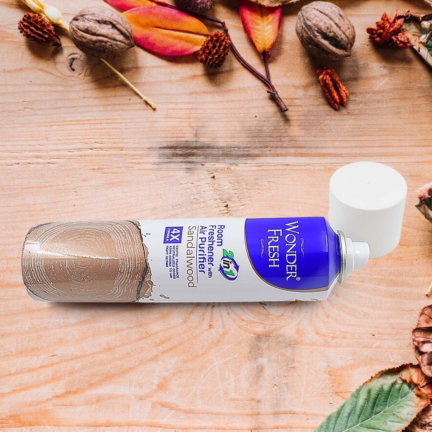 Fresh Air Freshener Spray Sandalwood Fragrance Long Lasting Fragrance For Home Office (Mix Fragrance 125 Gm)
